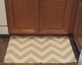 Modern CHEVRON FLOOR MAT, Select Your Color, Select Your Color, 2' x 3', Non-Slip Grip Backing, Floor Mat, Bathroom Mat, Kitchen Mat