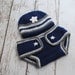 Baby Dallas Cowboys Beanie and Diaper Cover Set, Photo Prop, Baby Football, Baby Dallas Cowboys Set, MADE TO ORDER - Newborn to 24 Months