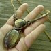 Labradorite Romantic Necklace Bohemian Tribal Hippie Jewelry Pink Yellow  Flash Nature Forest Magical Magic Boho Necklace