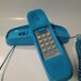 Vintage Blue / Teal  1980s Conair Phone House Telephone w/ Cord- IN WORKING ORDER
