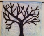 Needle felted tree wall hanging Waldorf