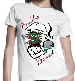 Freshly Baked Woman's Organic Cotton Fitted T-Shirt