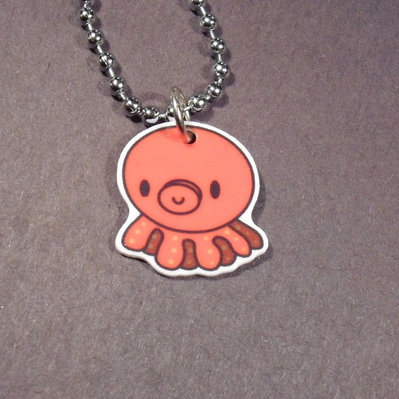 Octopus Necklace - Tako Kawaii