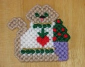 Christmas Cat Magnet