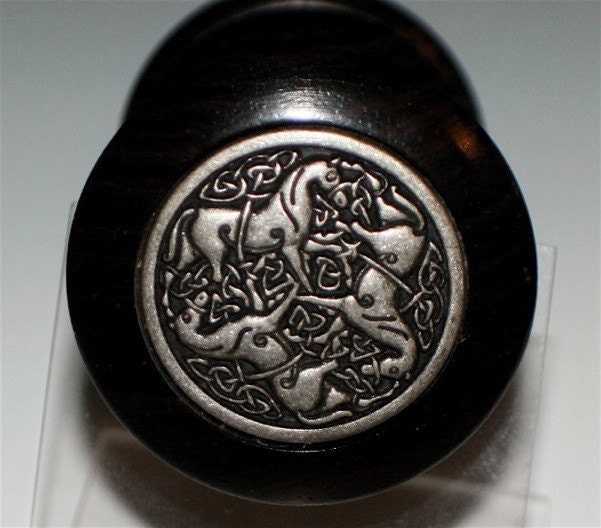 Cocobolo Wine Stopper w/ Celtic knot  423