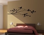 The Zen Branch- Vinyl Wall Decal, Wall Sticker, Large, Art, 48x14, 2 Colors