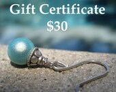 Gift certificate for californiablue.etsy.com