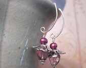 Fairy Flower Amethyst Earrings