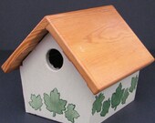 Painted and Stenciled Wren Birdhouse