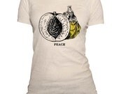 YOU ARE A PEACH - Organic Cotton Scoop Neck Tshirt