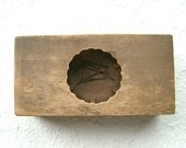 Vintage Japanese Kashigata Sweets Mold - Leaf (P)