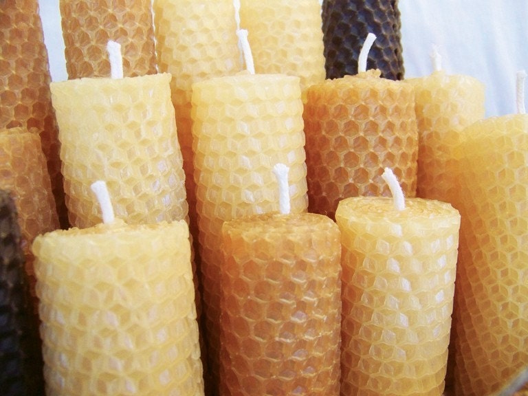 Beeswax Candles- Set of 2 Tapered