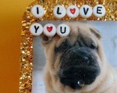 I Love You and Your Wrinkles - Waterproof Art for Your Shower - Weird Unique Gift