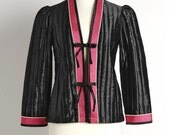 Vintage 1970s QUILT Asian Jacket Medium