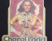 Vintage 1970s CHARLIES ANGELS Cheryl Ladd Iron On Transfer Tee Medium