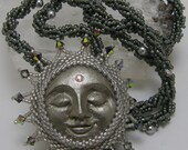 Silver Sun Necklace
