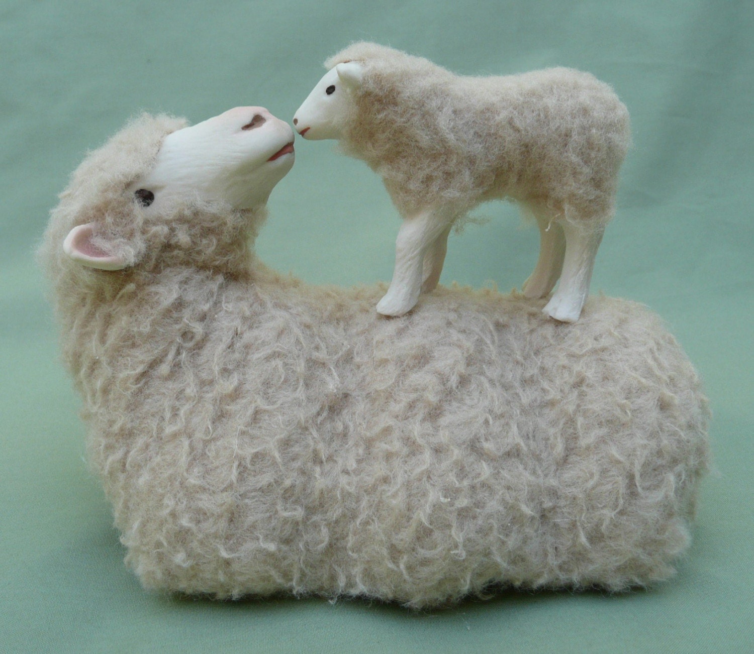 Merino Lying with Lamb