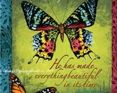 Butterfly Beautiful - Hand Signed Glicee Print