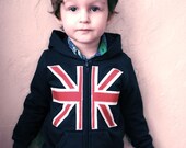 Union Jack Flag Hoody for Kids or Infants
