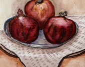A pomegranate ripe.