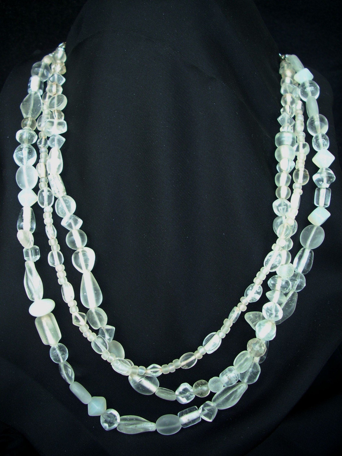 Ice Triple Strand Necklace