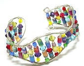 Polychromes Rainbow Cuff Bracelet