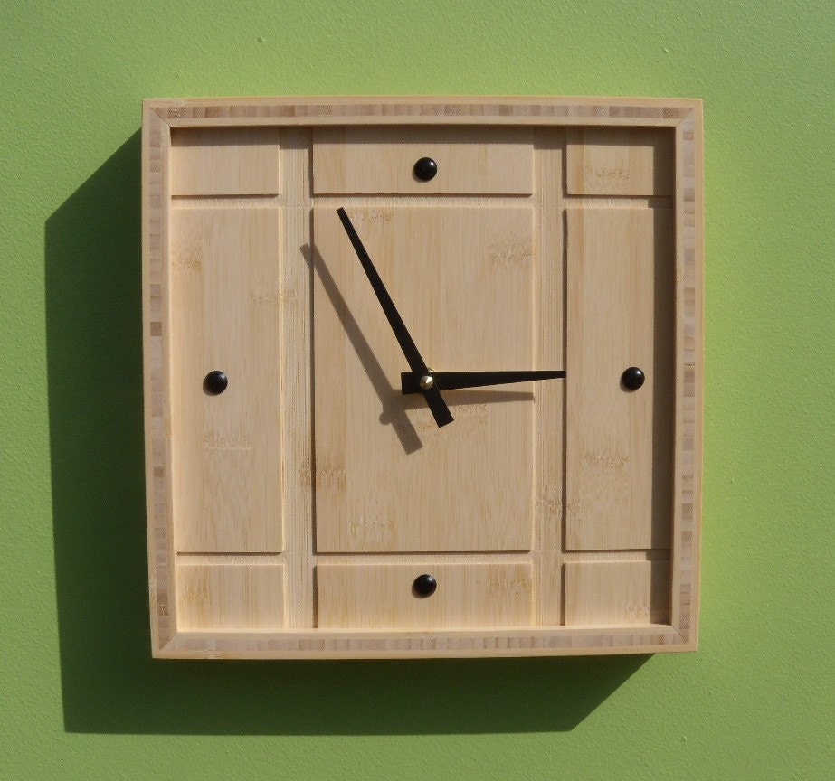 Bamboo Wall Clock - Eco-Friendly