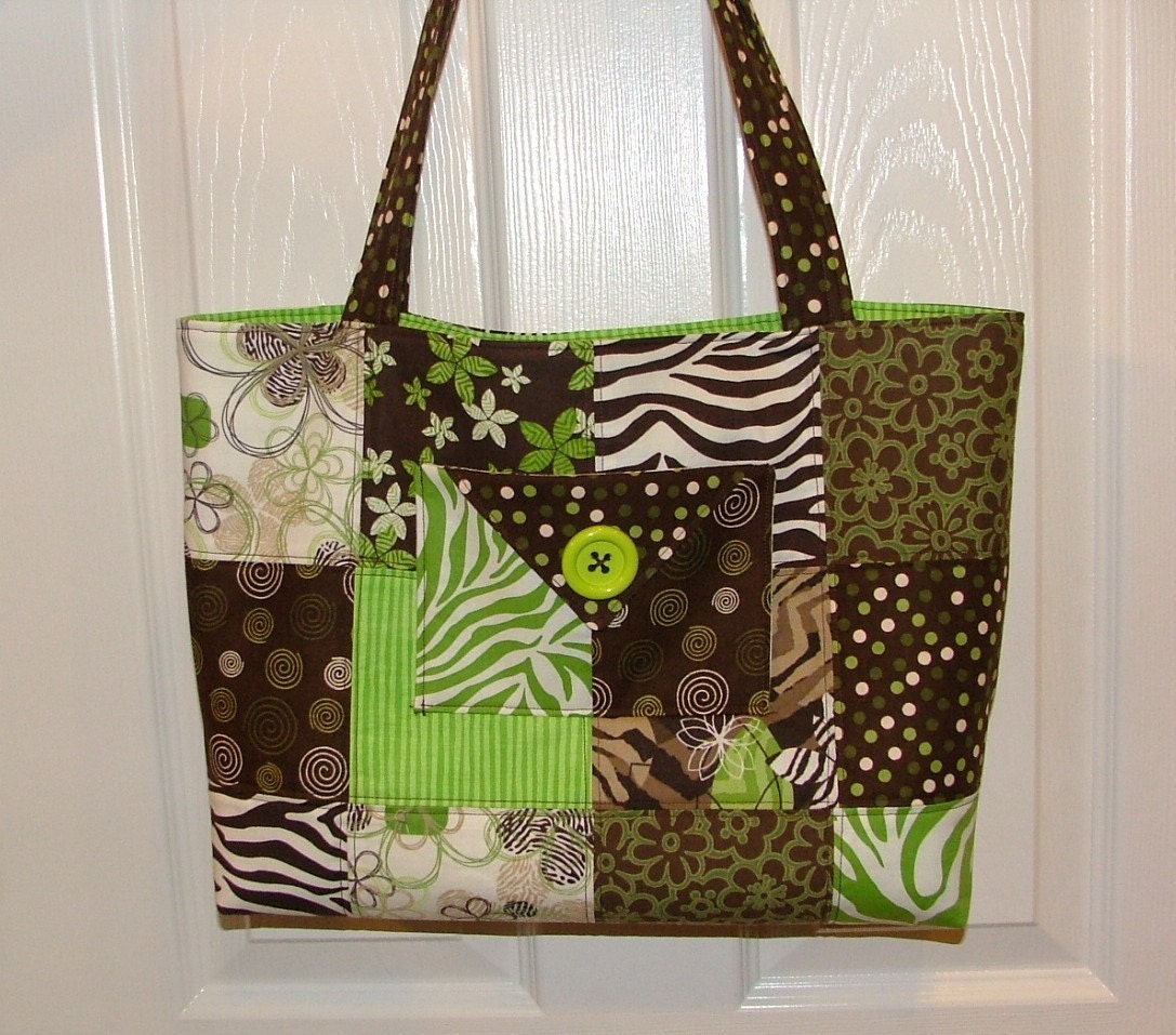 CLEARANCE Party Animal Charm Tote/Diaper Bag
