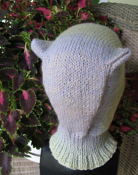 A MAX Earred Balaclava in Pastel Colors. Size Adult Medium