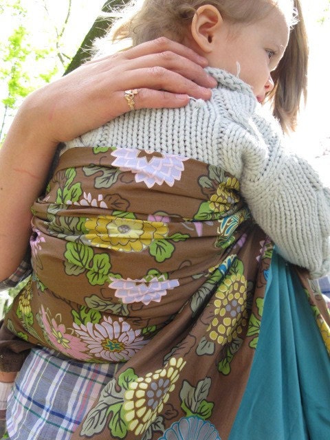 Wild Blossom- Adjustable Baby Sling READY TO SHIP