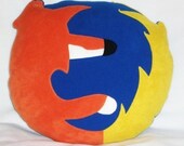Firefox Icon Pillow