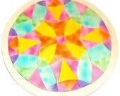 Handcrafted Mosaic Mandala Tray Puzzle - Air