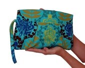 Clutch in Blues - Winter Vacation - Resort Wear Ecofriendly