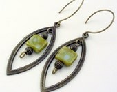 Earthy Olive Green earrings tbteam tpt team