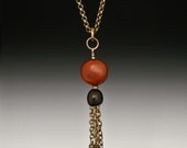 Sale - Amulet - Natural Seed Olho de Boi (Oxen Eye) Pendant - Eco Friendly
