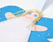Holiday Christmas Felt Fairy Tree Hanging Decoration