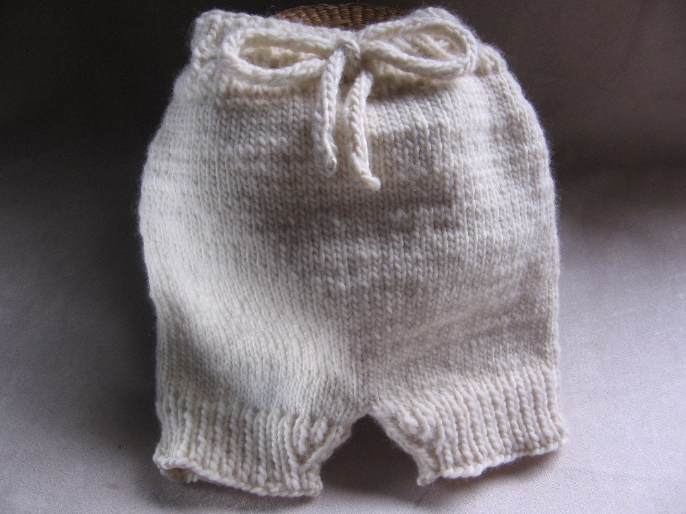 Wool Soakers Shorties - Cloth Diaper Covers - Malibrigio Wool