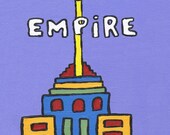 EMPIRE - Empire State Building 8 x 10 Matted Print