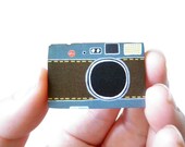 Leica Camera Brooch