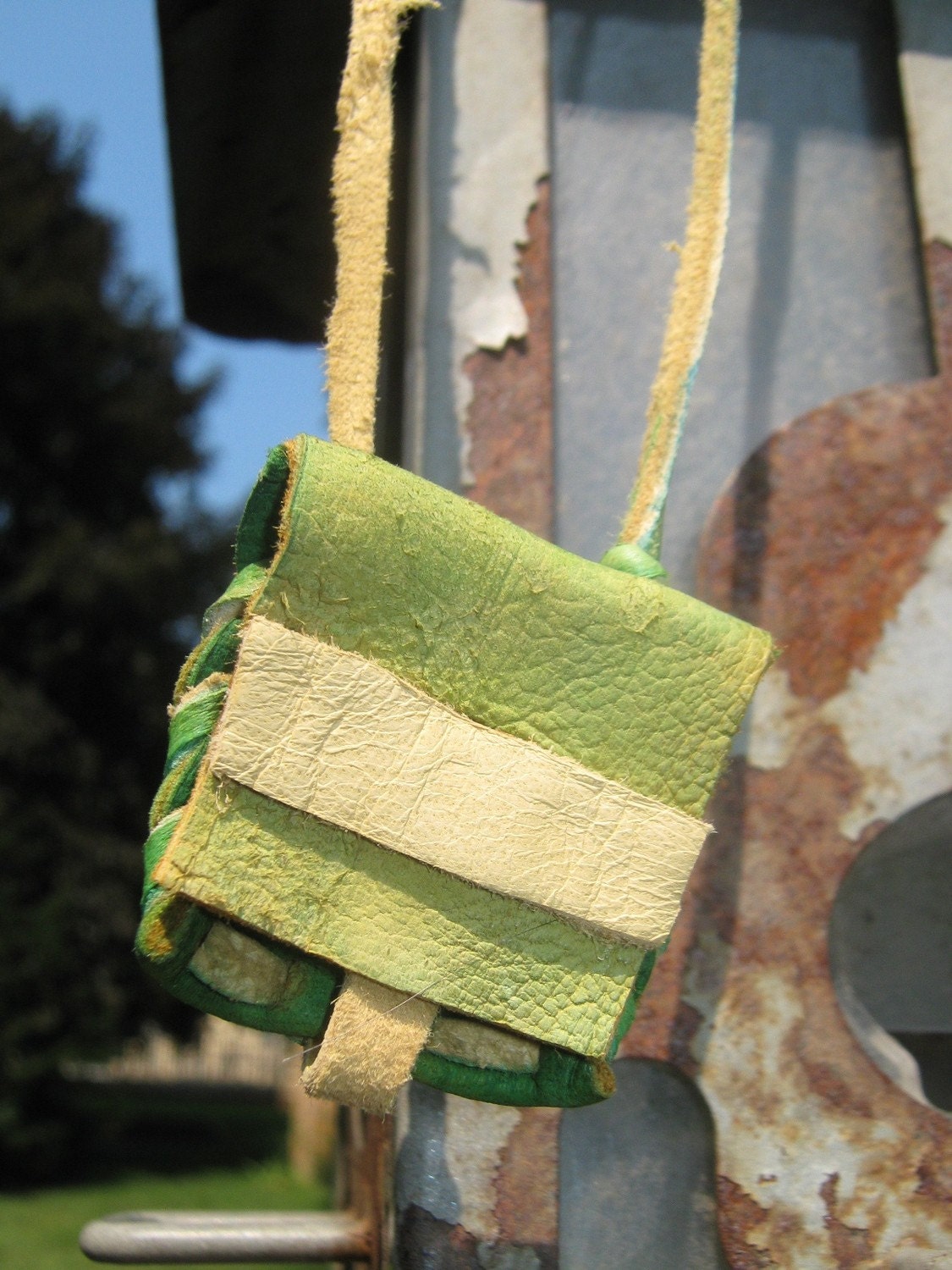 Faded Green Genuine Medicine Bag