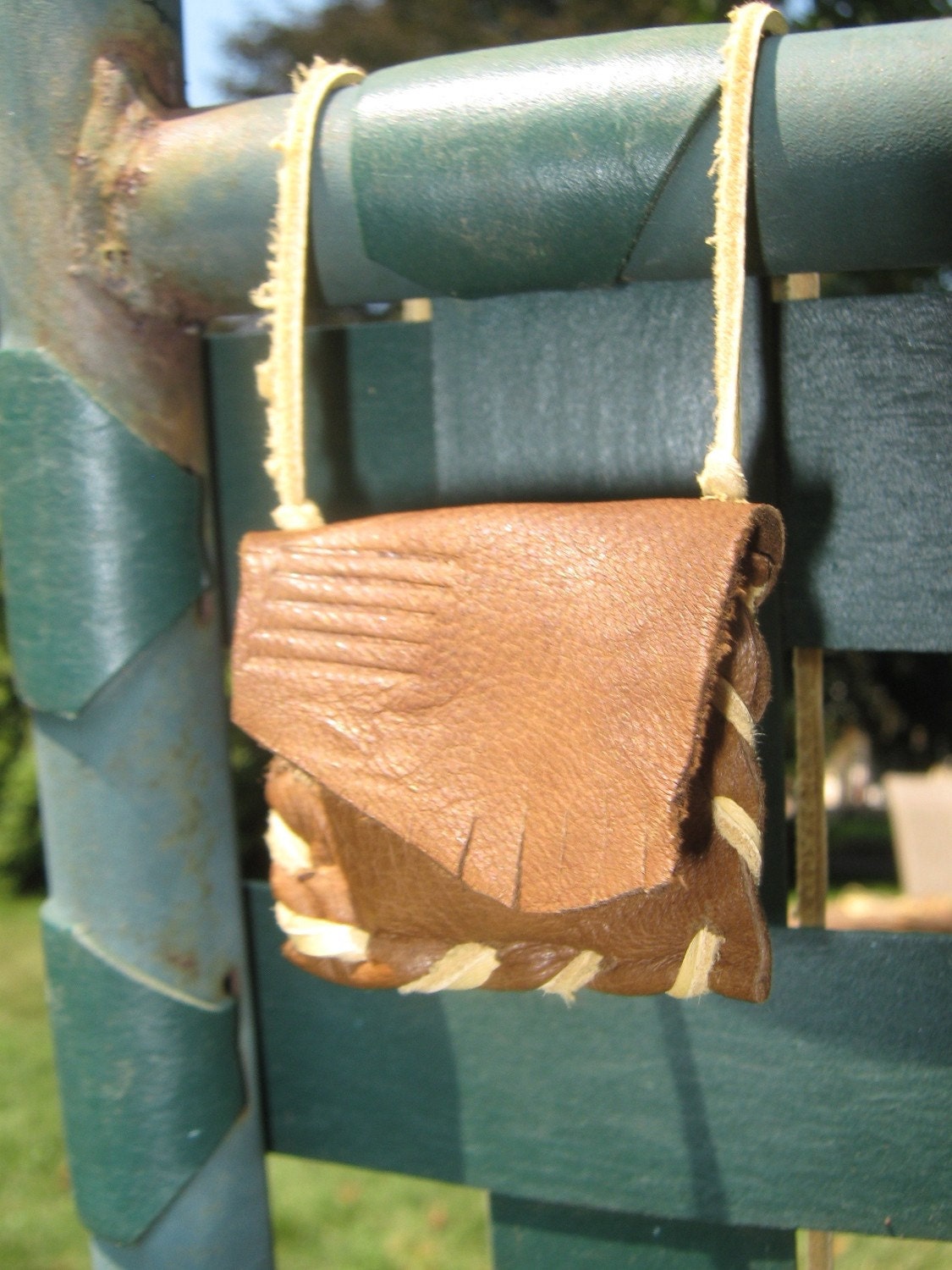 Brown Leather Medicine Bag