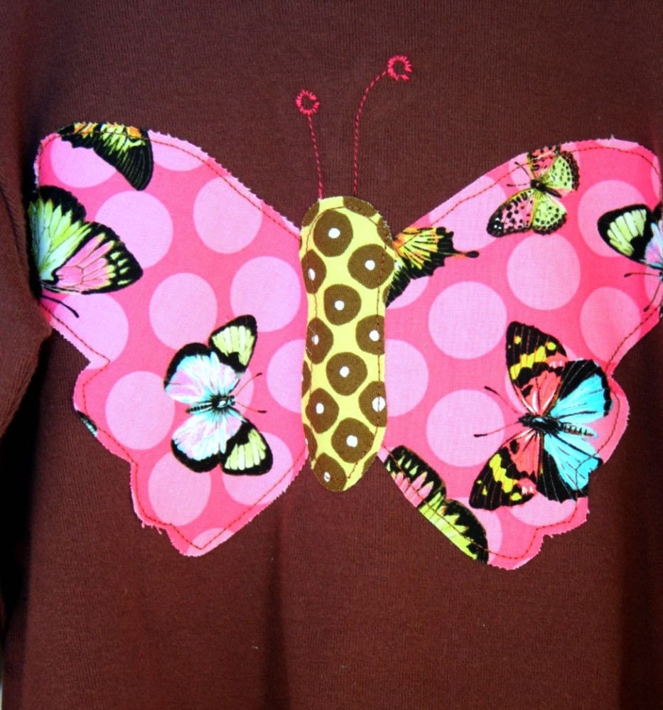 Sweetie Pie Design - Papillion T Size 3T - Long Sleeve - Ready to Ship