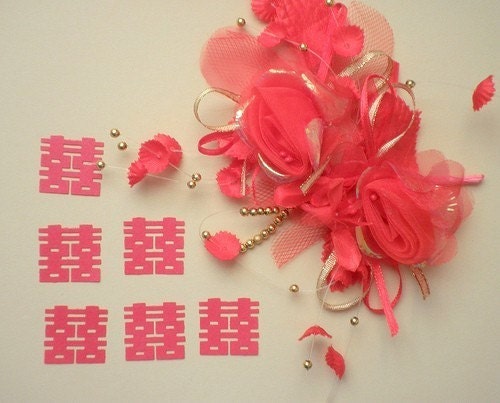 Double Happiness Chinese Characters
