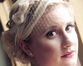 Marjorie - Mini Ivory Veil