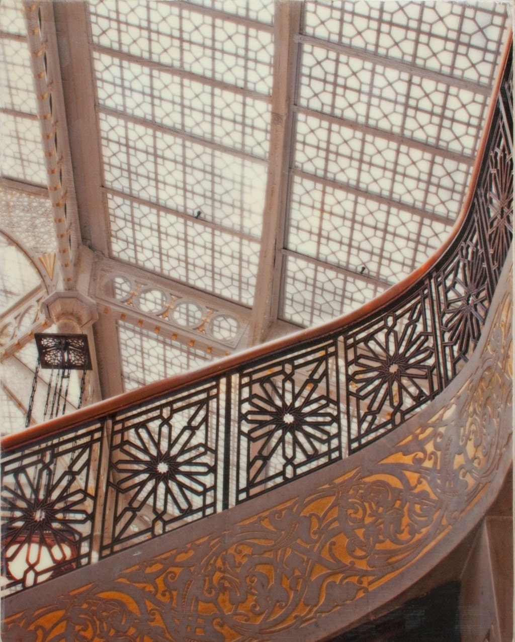 REMEMBERING The ROOKERY, Chicago - An Original Photo Encaustic on Wood Panel