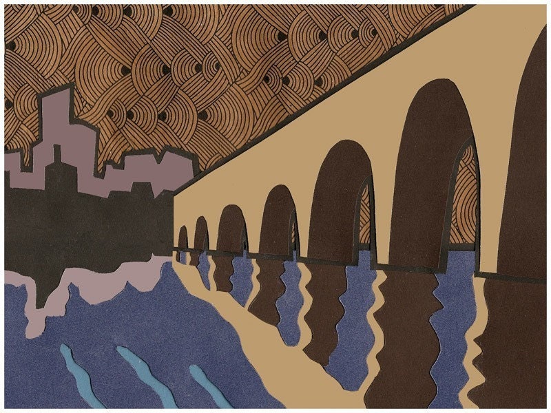 12x16 Stone Arch Bridge Print