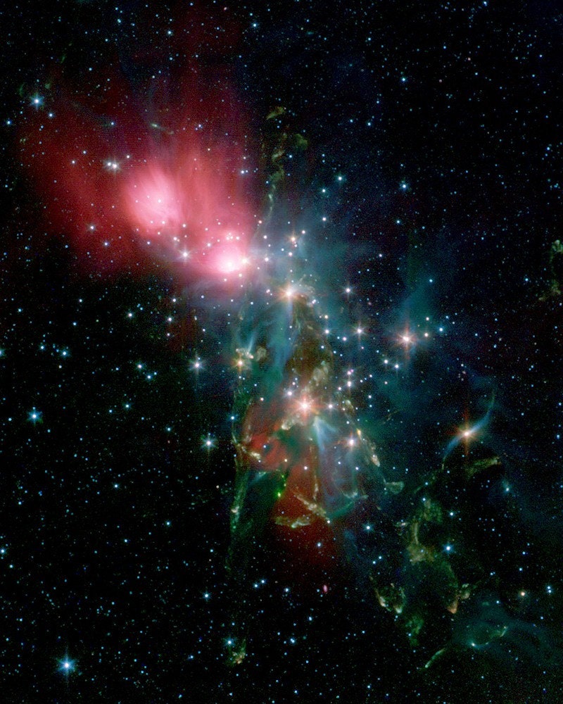 Chaotic Beauty 8x10-inch Photograph Nebula in Constellation Perseus