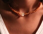 Rust Colored Fresh Water Pearl Necklace