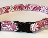 Cat Collar - Dusty Rose Floral