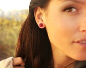 CRANBERRY BLOSSOM EARRINGS